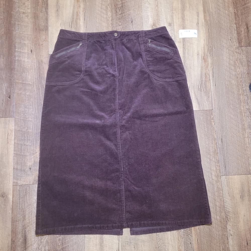 NWTS Y2K Fashion Bug Corduroy Maxi Skirt
